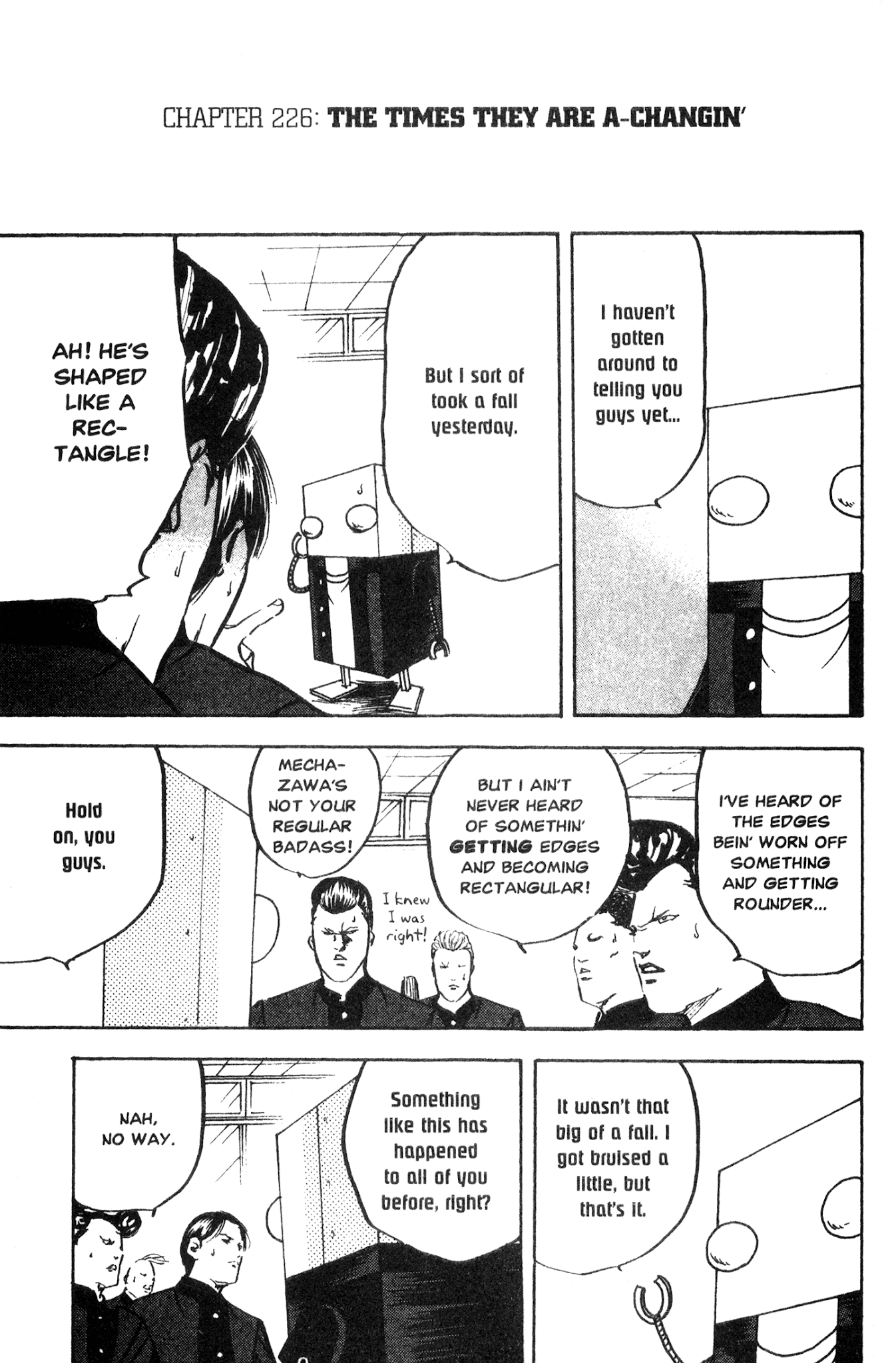 Sakigake!! Cromartie Koukou Chapter 226 page 1 - Chapter 226: The Times They Are A-Changin'