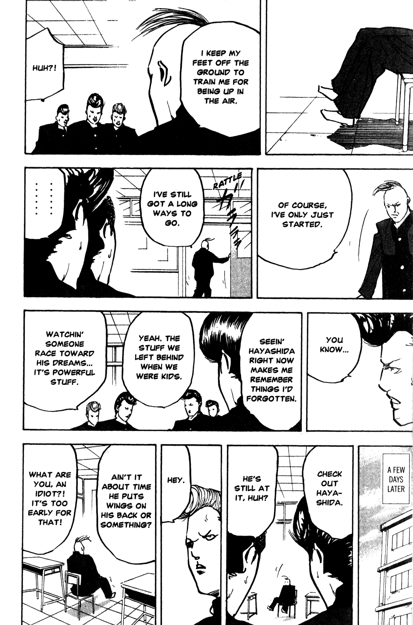 Sakigake!! Cromartie Koukou Chapter 230 page 4 - Chapter 230: Hayashida In The Sky With Diamonds