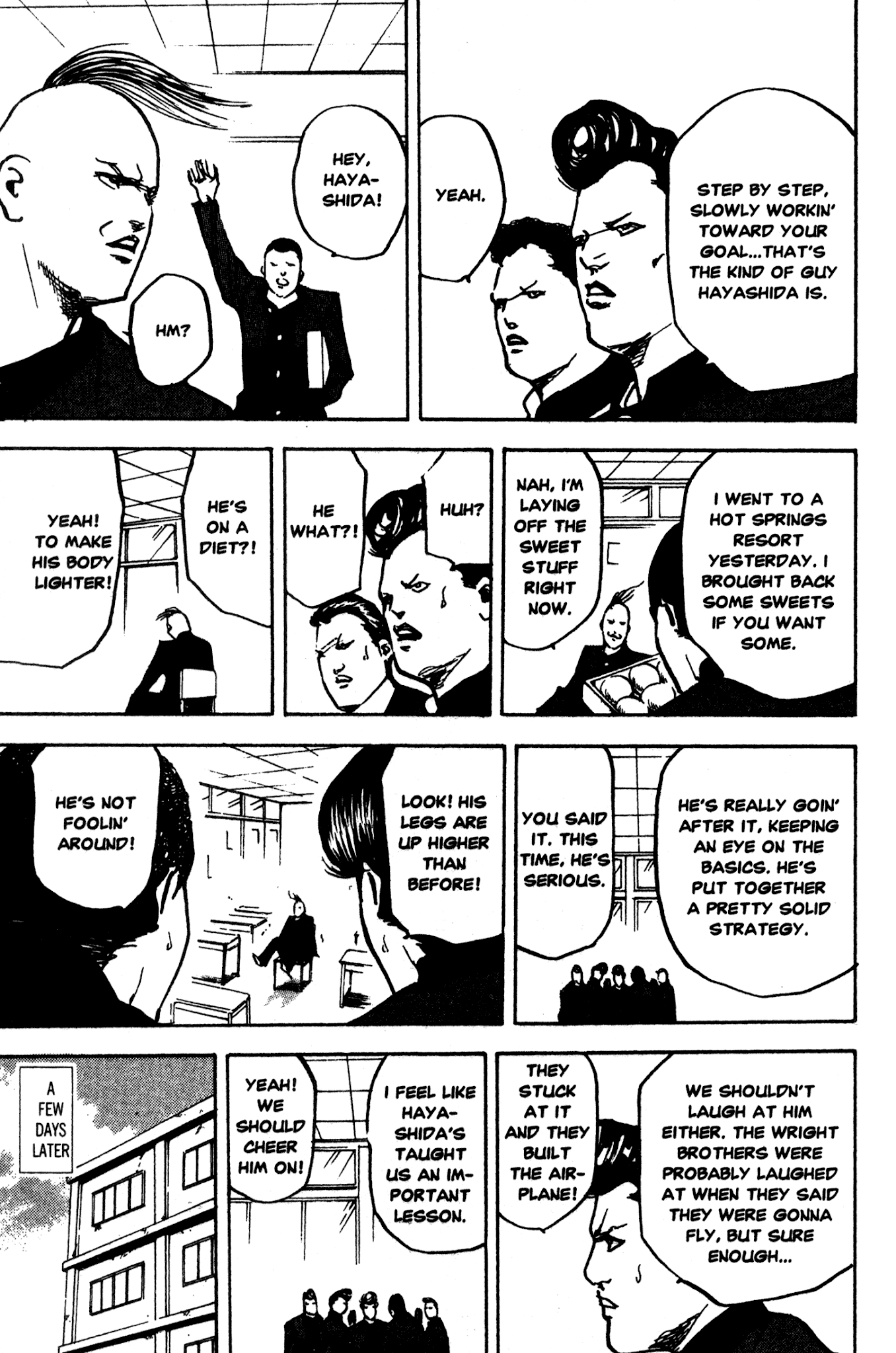 Sakigake!! Cromartie Koukou Chapter 230 page 5 - Chapter 230: Hayashida In The Sky With Diamonds