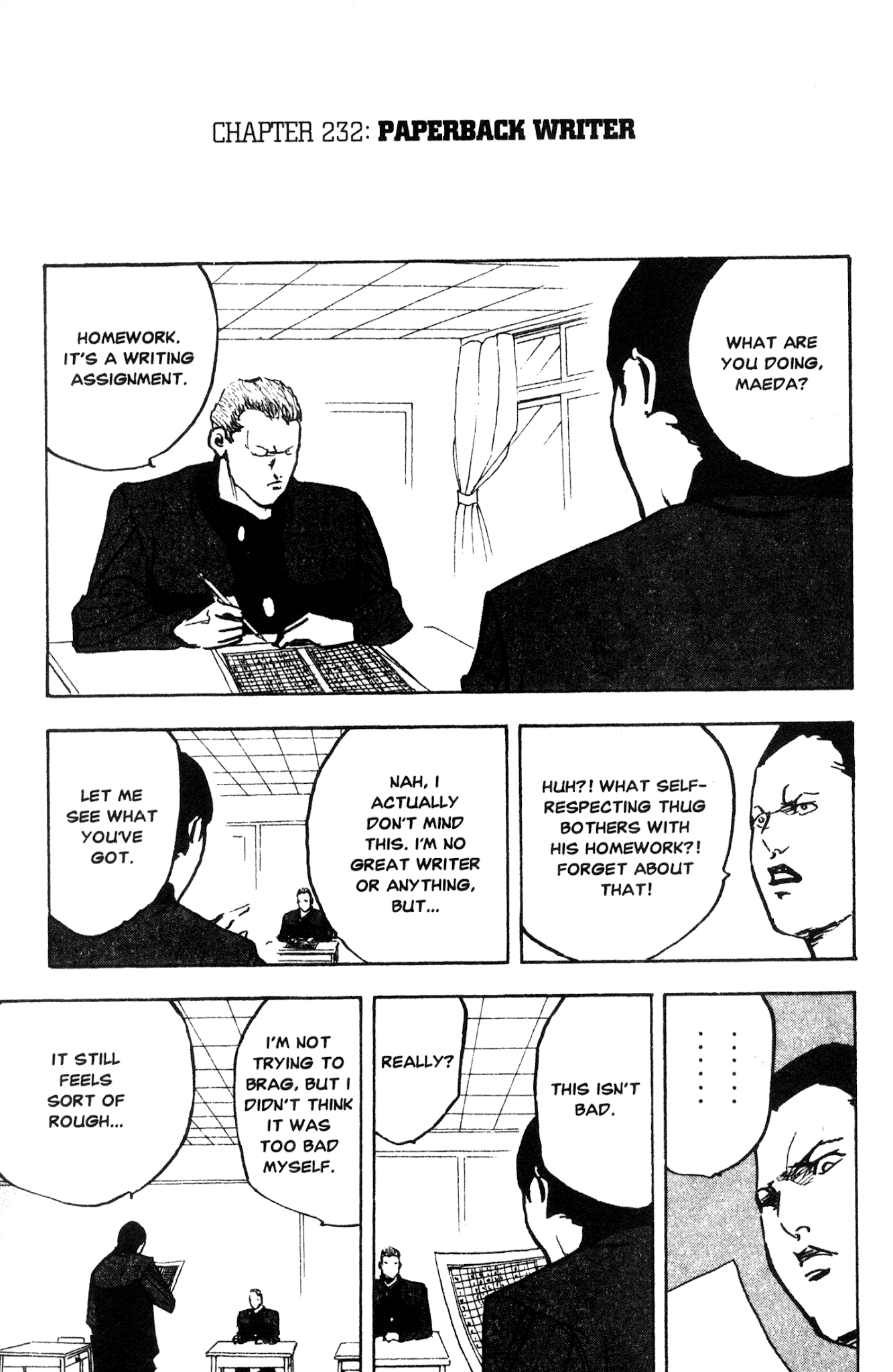 Sakigake!! Cromartie Koukou Chapter 232 page 1 - Chapter 232: Paperback Writer