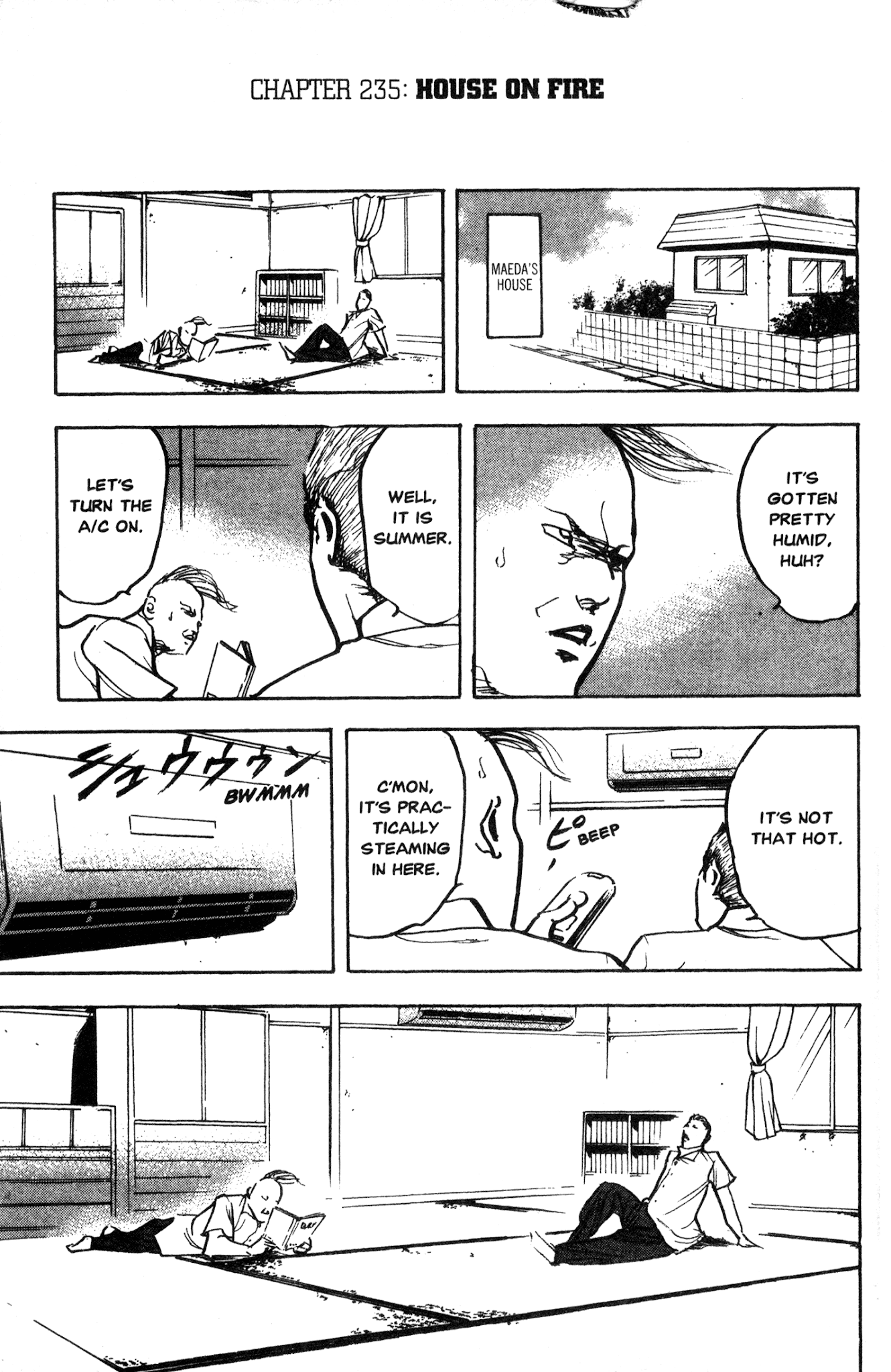 Sakigake!! Cromartie Koukou Chapter 235 page 1 - Chapter 235: House On Fire