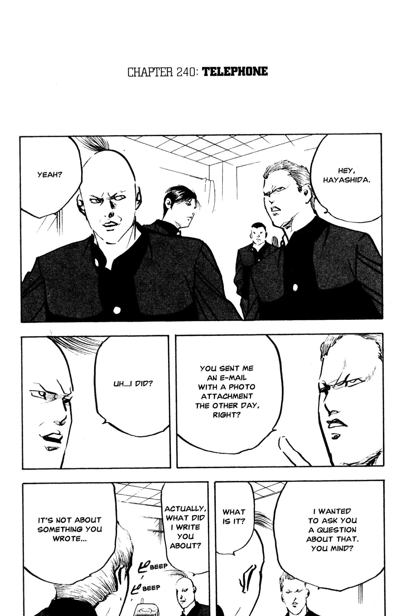 Sakigake!! Cromartie Koukou Chapter 240 page 1 - Chapter 240: Telephone