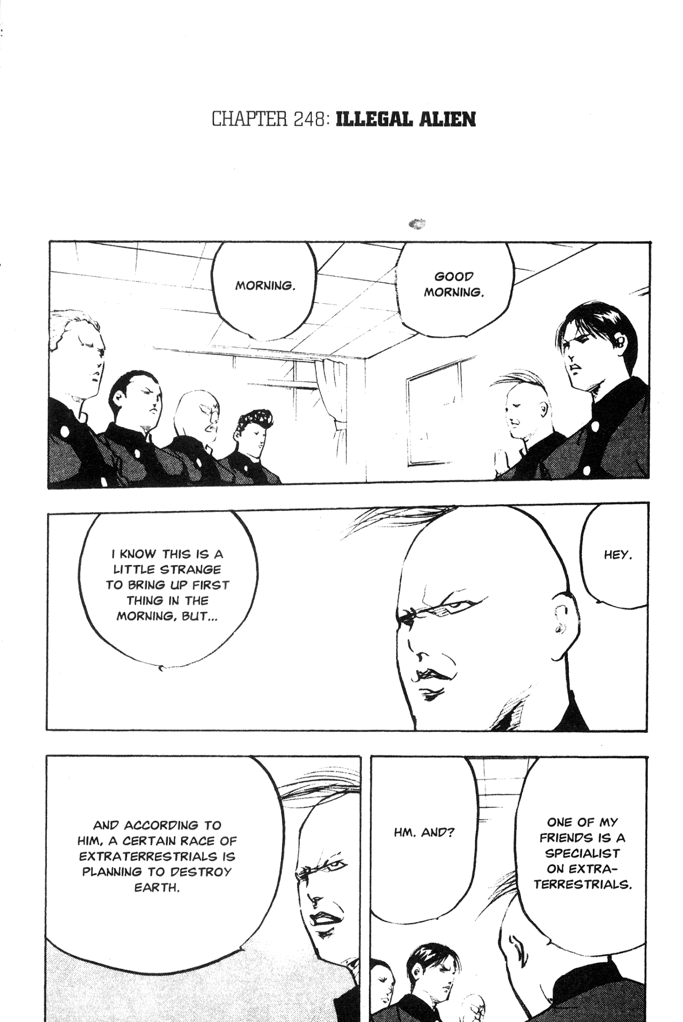 Sakigake!! Cromartie Koukou Chapter 248 page 1 - Chapter 248: Illegal Alien