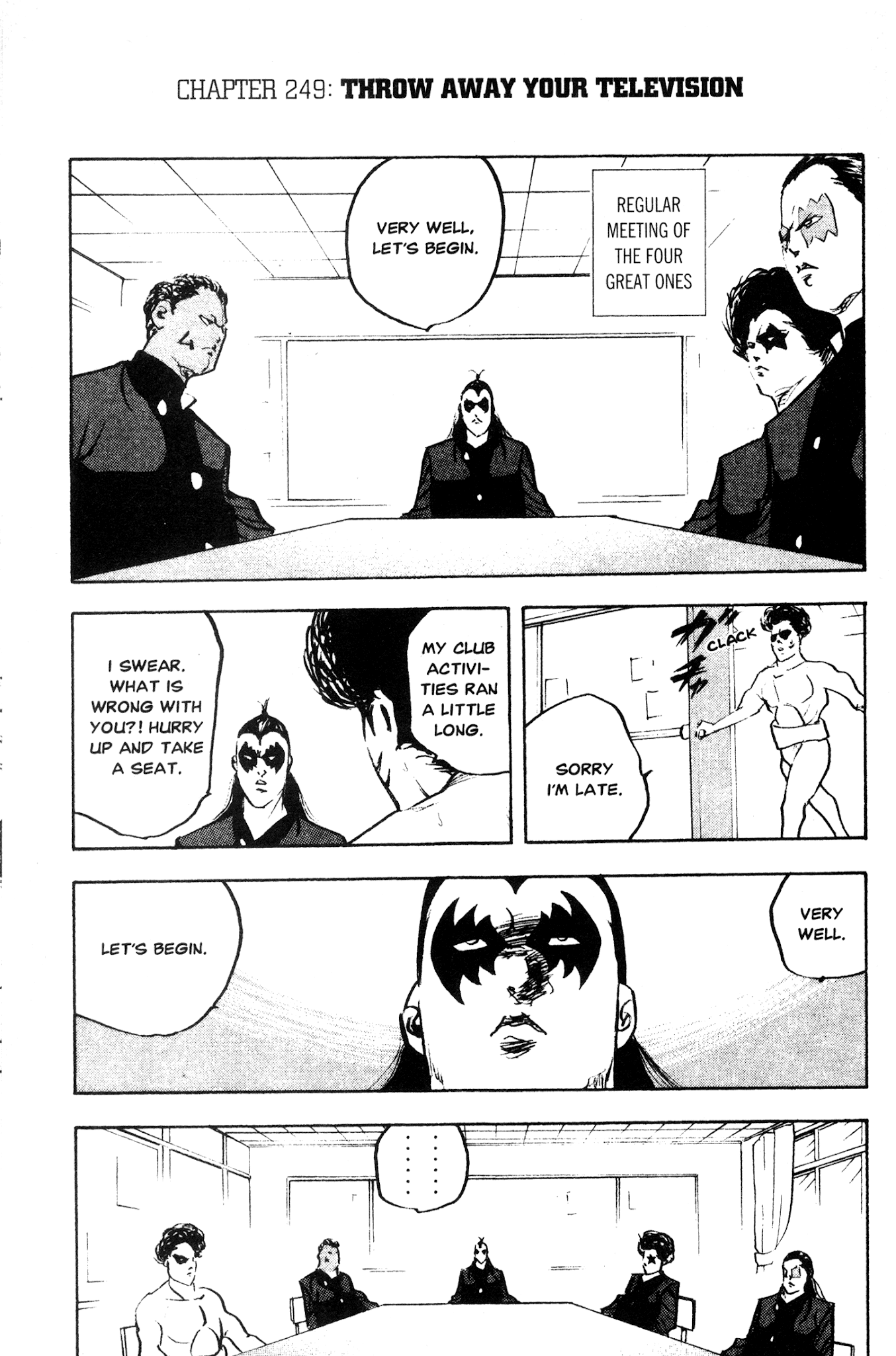 Sakigake!! Cromartie Koukou Chapter 249 page 1 - Chapter 249: Throw Away Your Television