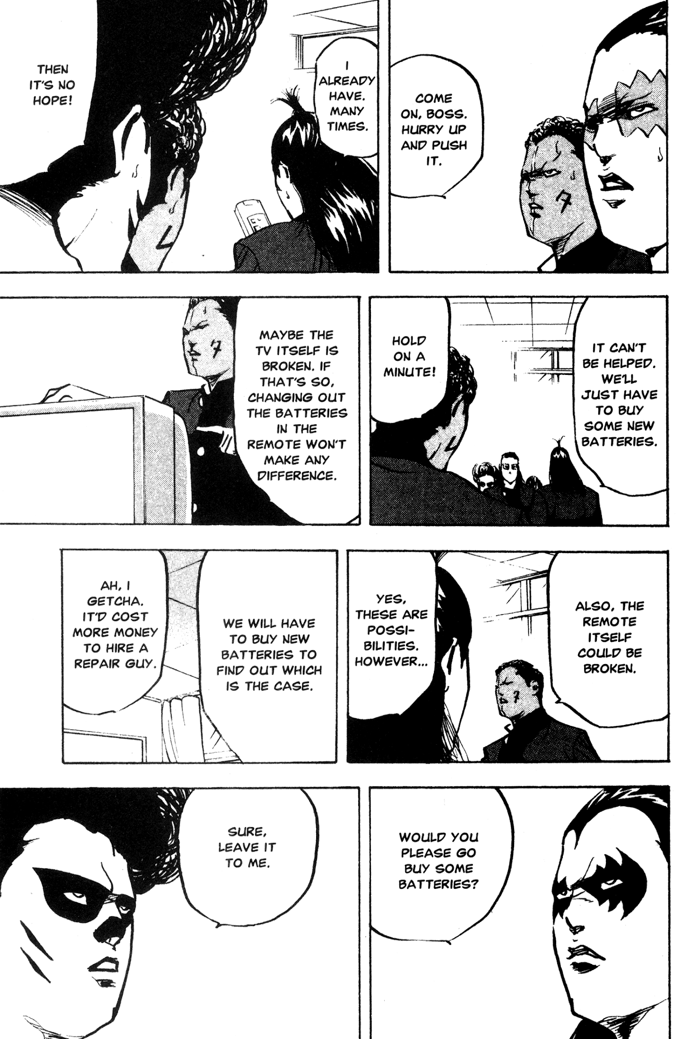 Sakigake!! Cromartie Koukou Chapter 249 page 5 - Chapter 249: Throw Away Your Television