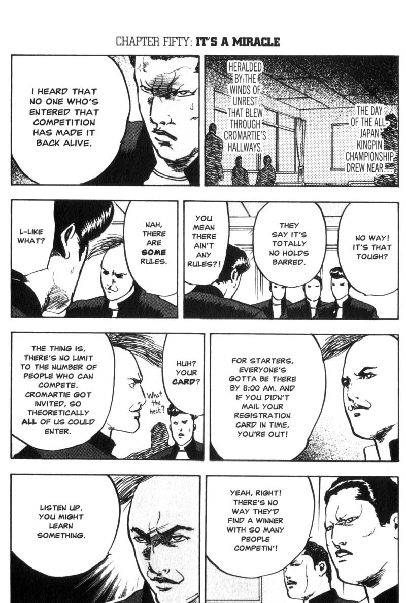 Sakigake!! Cromartie Koukou Chapter 50 page 2 - Chapter 50: It's A Miracle