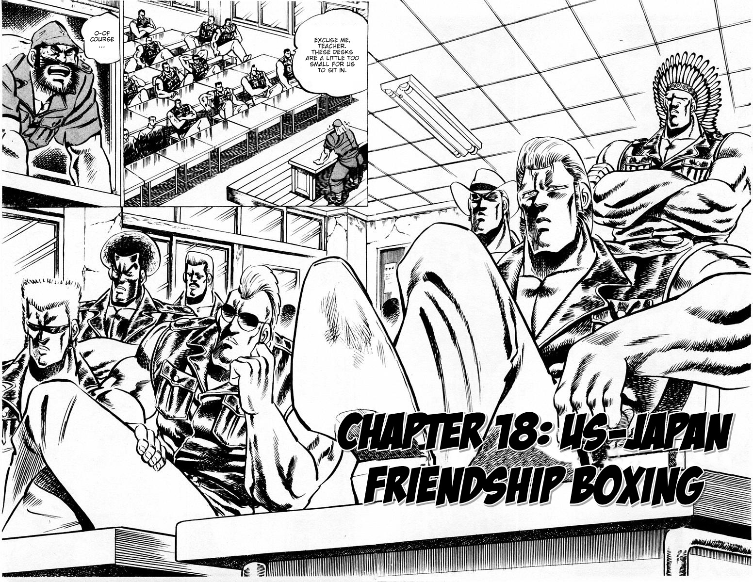 Sakigake!! Otokojuku Chapter 18 page 8 - Chapter 18: US-Japan Friendship Boxing