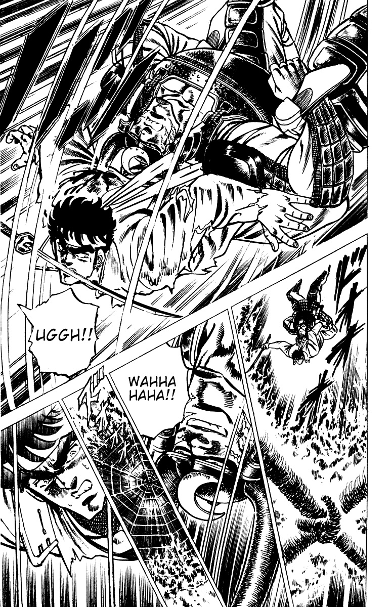 Sakigake!! Otokojuku Chapter 41 page 14 - Chapter 41: Heavenly Swastika Bull Hold