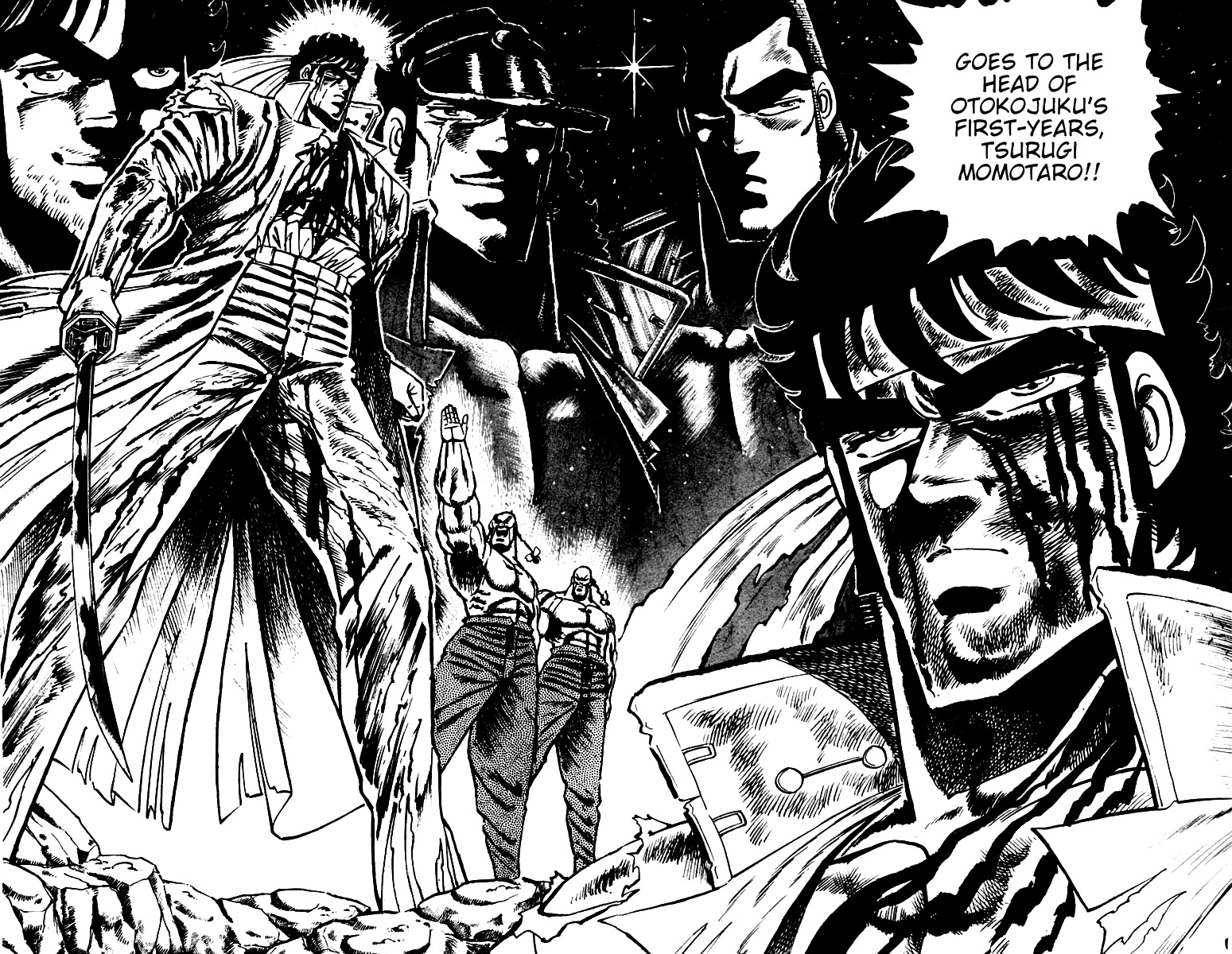 Sakigake!! Otokojuku Chapter 43 page 3 - Chapter 43: The Third-Years, Lords of Hell