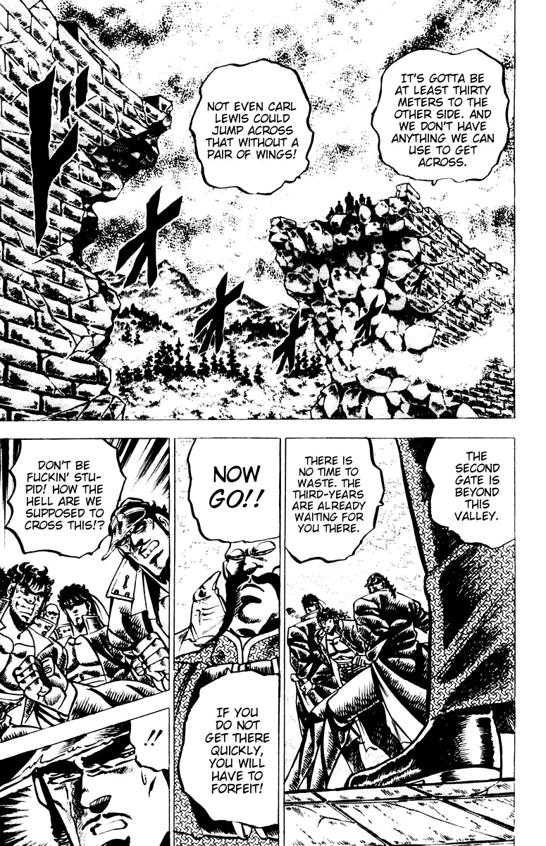 Sakigake!! Otokojuku Chapter 62 page 9 - Chapter 62: The Bridge of Men