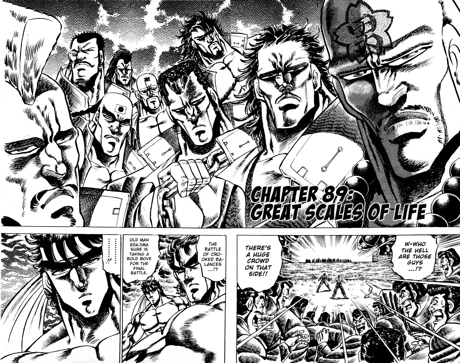 Sakigake!! Otokojuku Chapter 89 page 2 - Chapter 89: Great Scales of Life