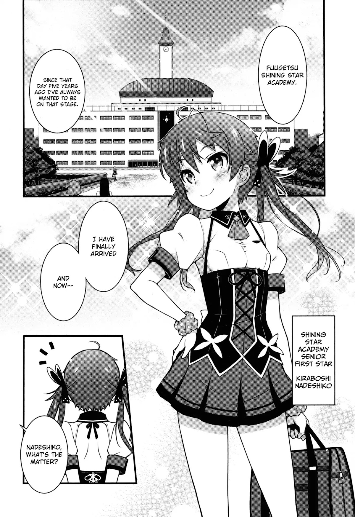 Sakura Nadeshiko Chapter 1 page 4 - Chapter 1: Kiraboshi the Radiant!