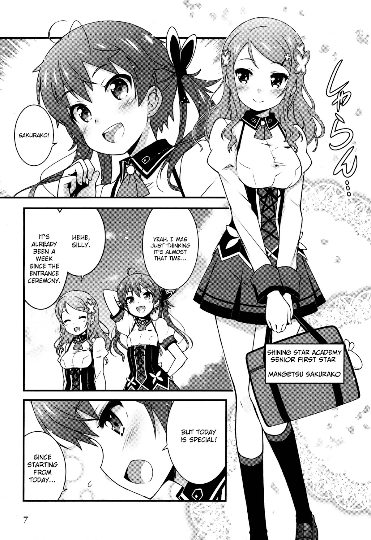 Sakura Nadeshiko Chapter 1 page 5 - Chapter 1: Kiraboshi the Radiant!