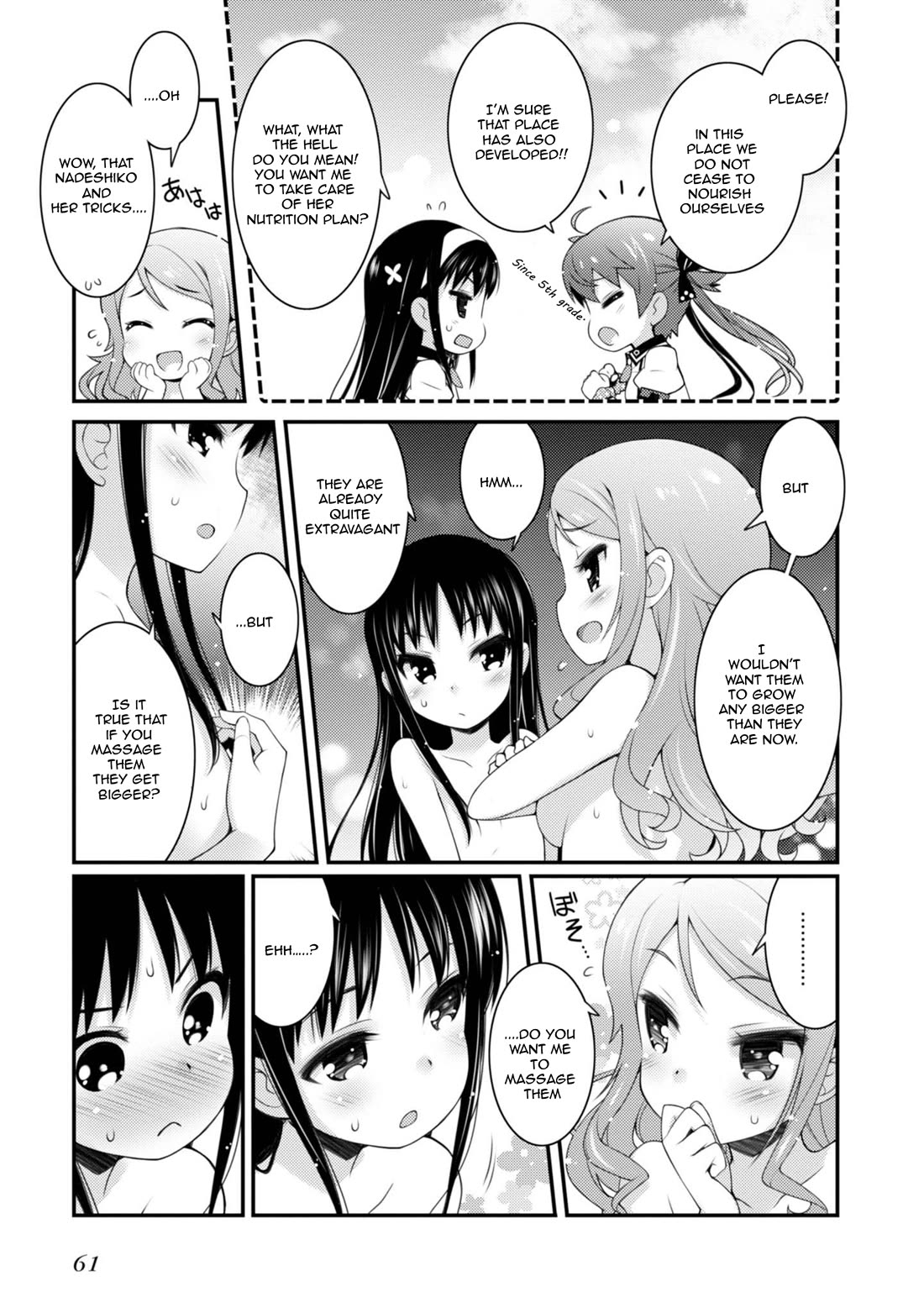 Sakura Nadeshiko Chapter 9.5 page 5 - Chapter 9.5: Michikaze-San is Heterosexual