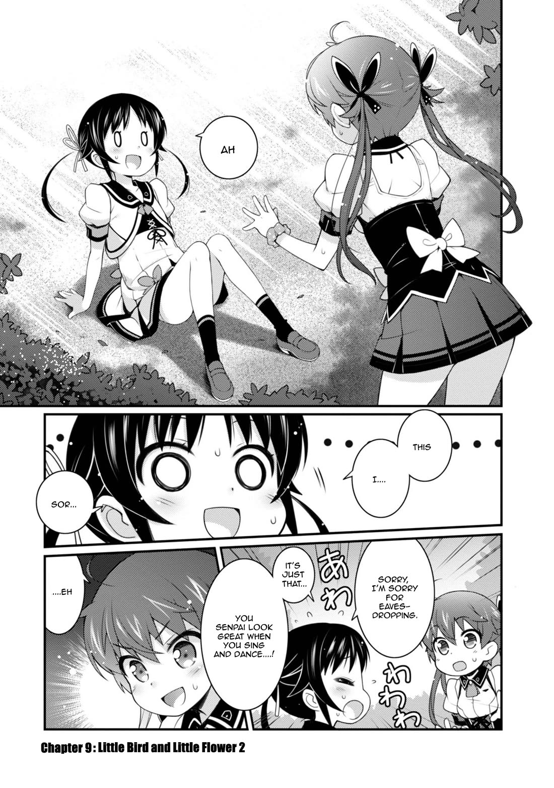 Sakura Nadeshiko Chapter 9 page 1 - Chapter 9: Little Bird and Little Flower 2