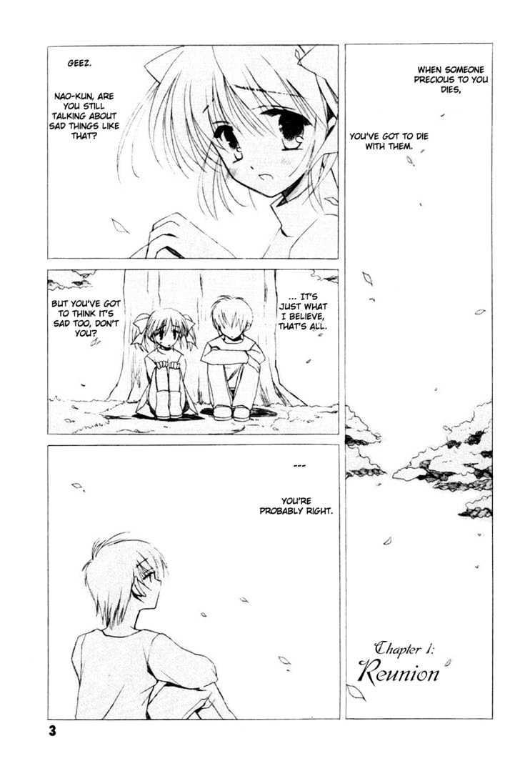 Sakura no Uta - The Fear Flows Because of Tenderness. Chapter 1 page 3 - Chapter 1 : Reunion