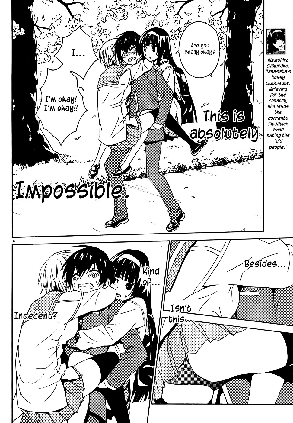 Sakura Sakura (Morishige) Chapter 4 page 5 - Chapter 4 : Thank You, Sorry