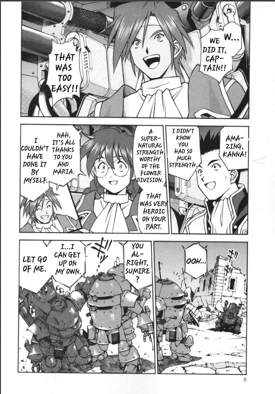 Sakura Taisen Chapter 28.1 page 9 - Chapter 28.1: Infiltrating The Enemy Base! (1)