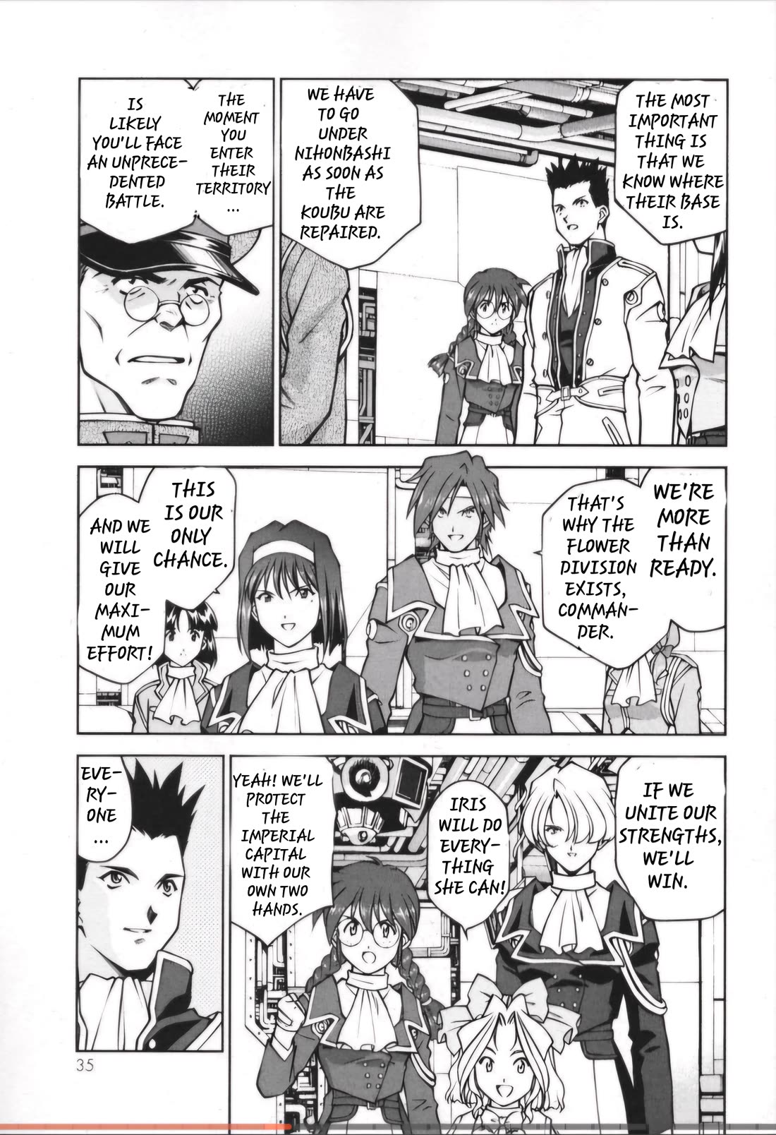 Sakura Taisen Chapter 28.2 page 10 - Chapter 28.2: Infiltrating The Enemy Base (2)