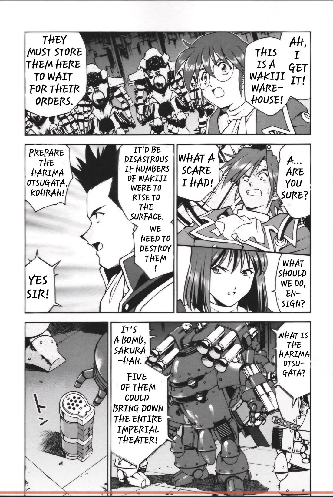 Sakura Taisen Chapter 28.3 page 4 - Chapter 28.3: Infiltrating The Enemy Base! (3)