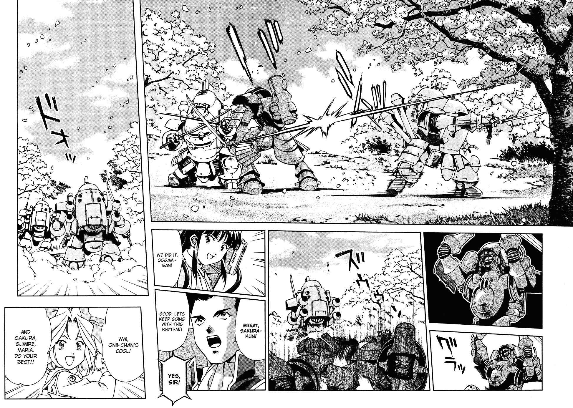 Sakura Taisen Chapter 6 page 34 - Chapter 6: Teikoku Kagekidan Move Out!