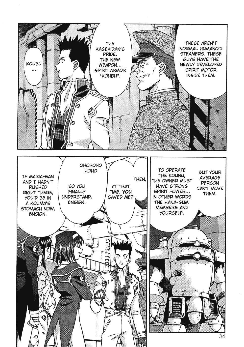 Sakura Taisen Chapter 6 page 8 - Chapter 6: Teikoku Kagekidan Move Out!