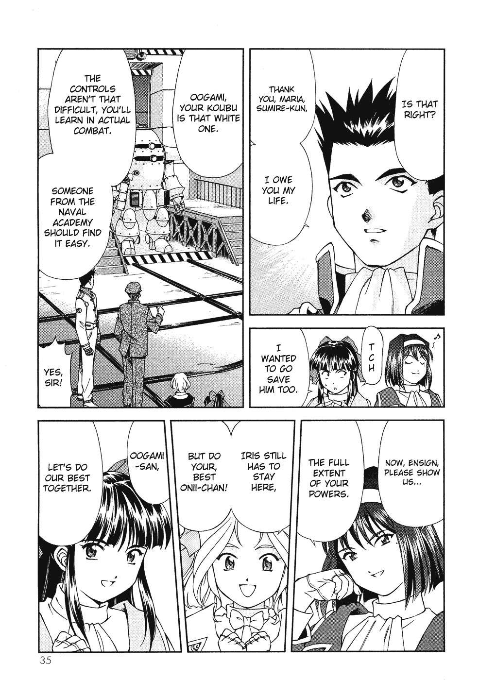 Sakura Taisen Chapter 6 page 9 - Chapter 6: Teikoku Kagekidan Move Out!
