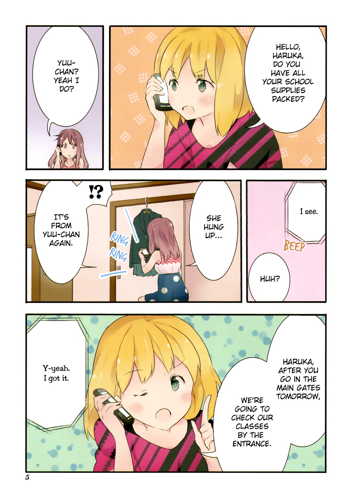 Sakura Trick Chapter 0 page 5 - Chapter 0