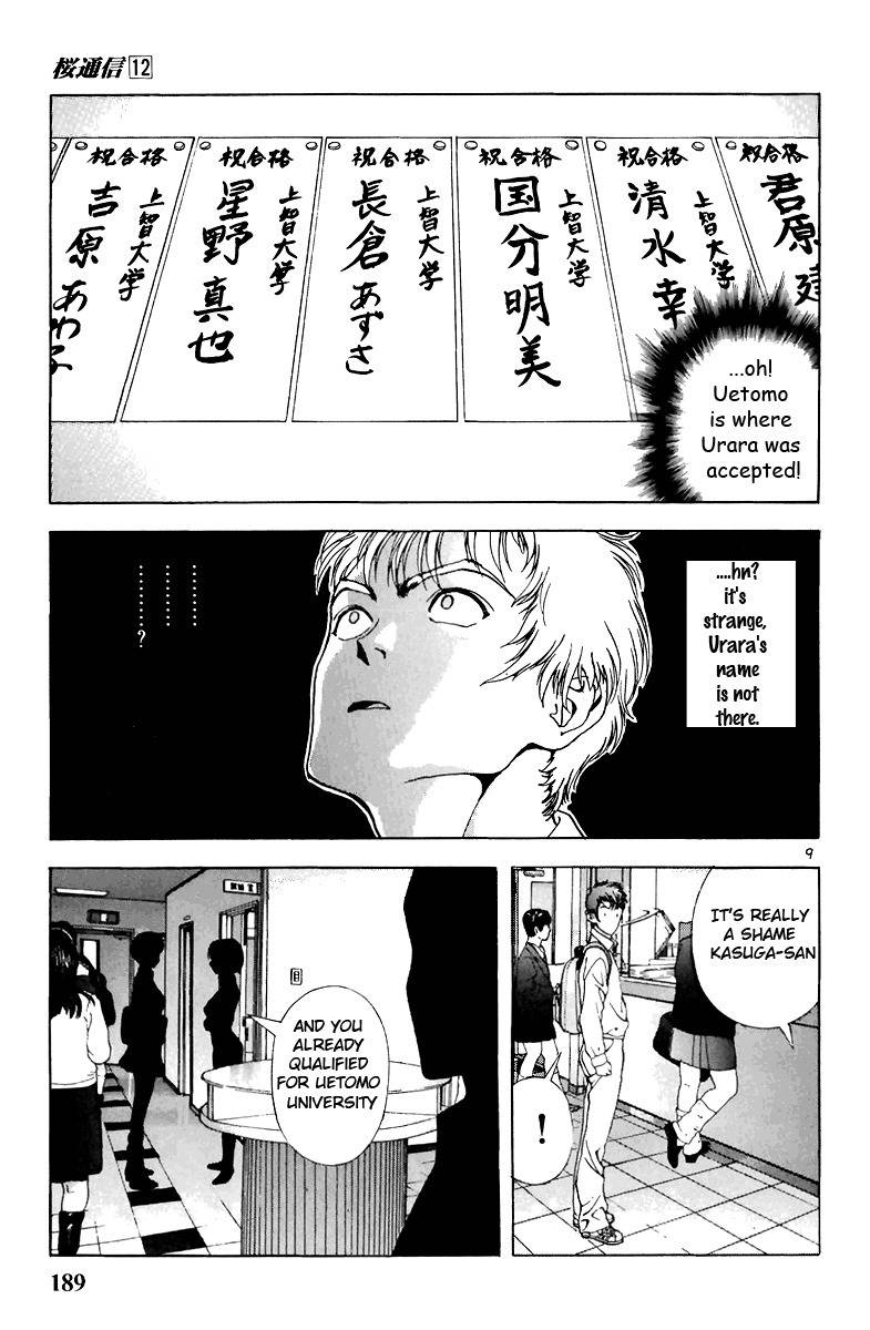 Sakura Tsuushin Chapter 132 page 9 - Chapter 132: Urara is also a Rounin