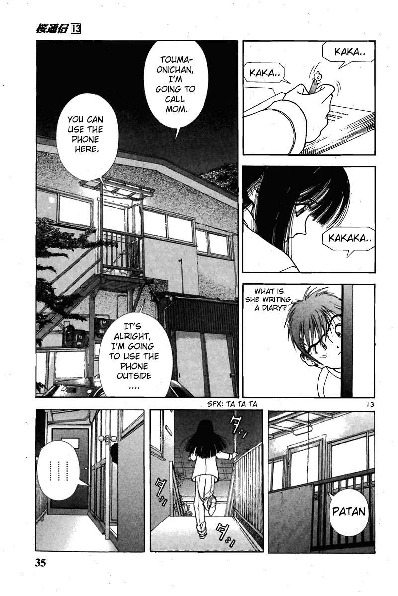 Sakura Tsuushin Chapter 134 page 13 - Chapter 134: Momoe's Diary