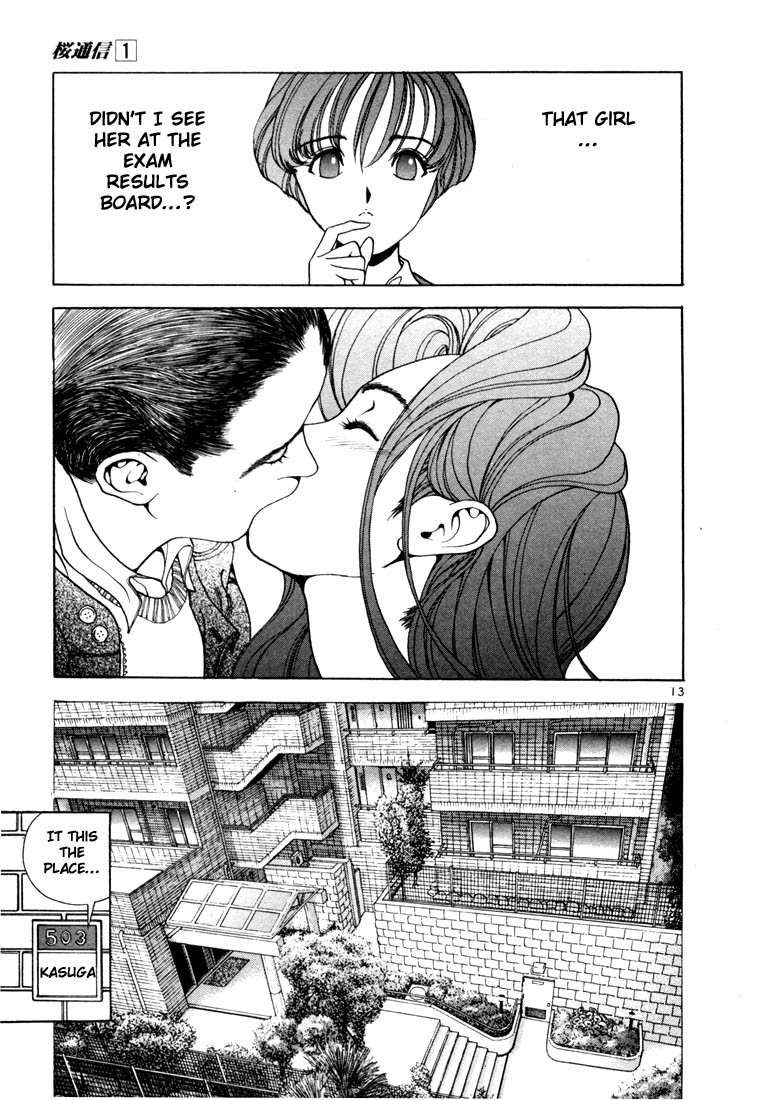 Sakura Tsuushin Chapter 2 page 13 - Chapter 2: The reason for your actions