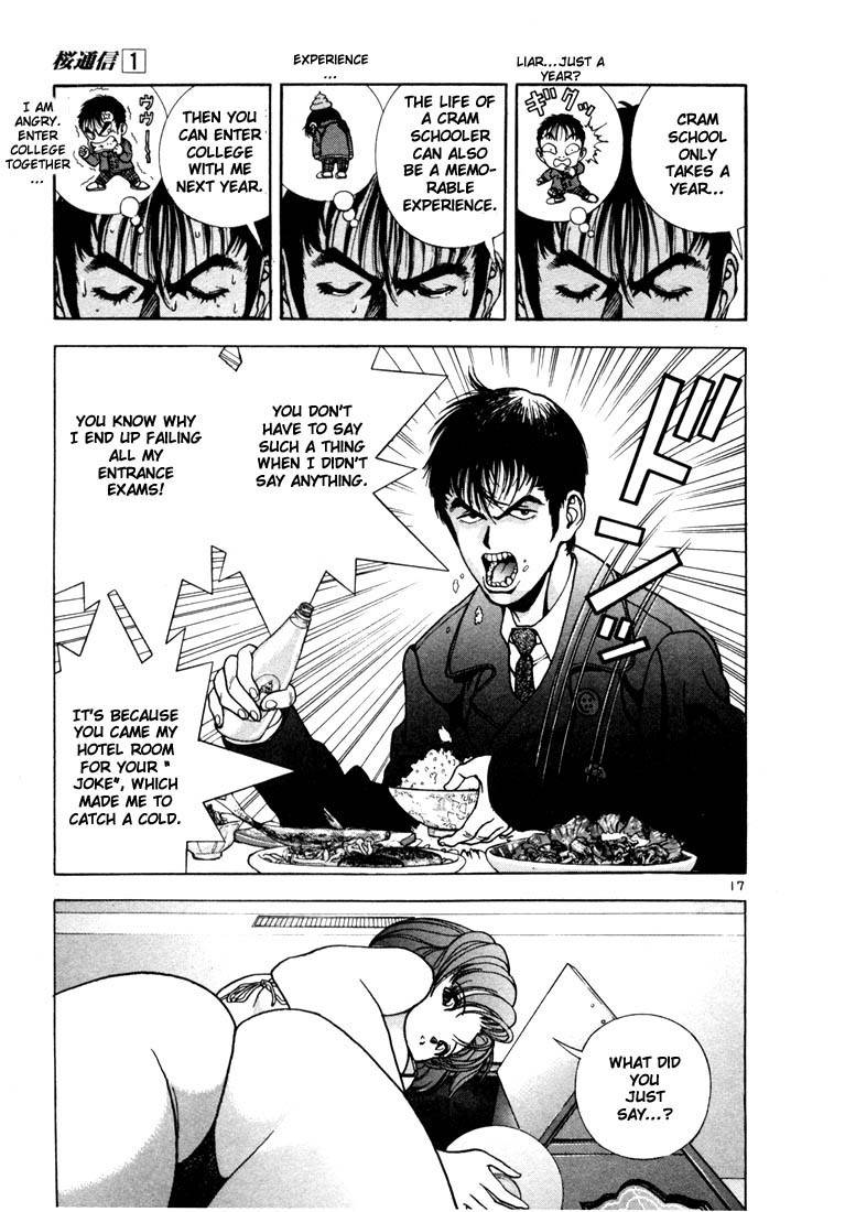 Sakura Tsuushin Chapter 2 page 17 - Chapter 2: The reason for your actions