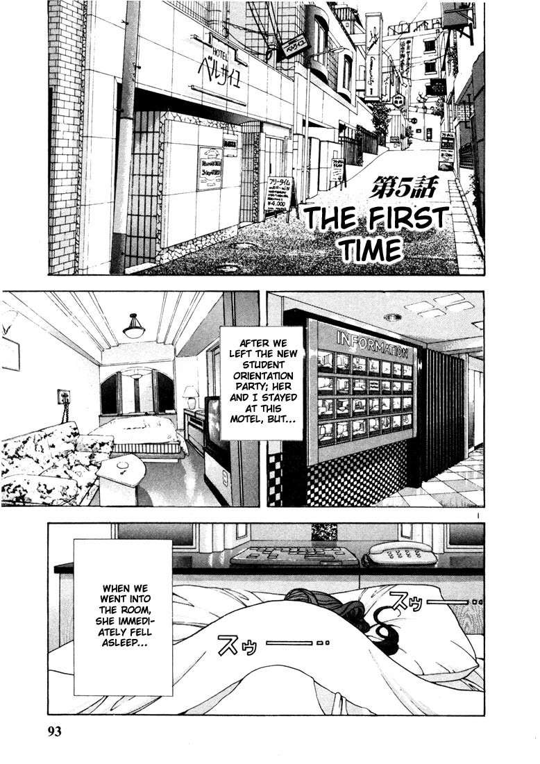 Sakura Tsuushin Chapter 5 page 1 - Chapter 5: First time