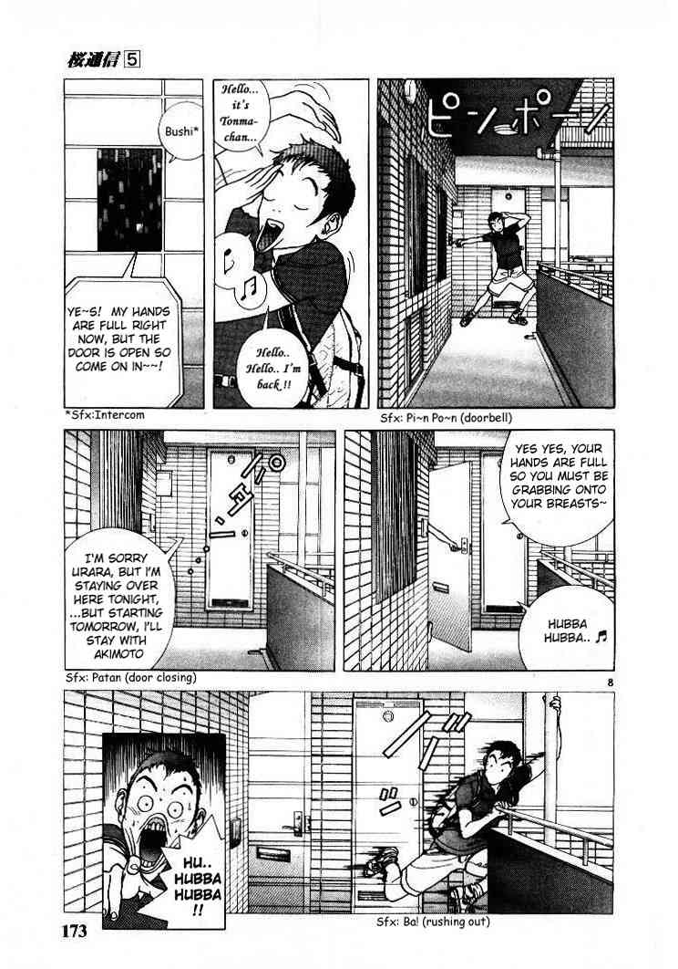 Sakura Tsuushin Chapter 54 page 8 - Chapter 54: A party that nobody knows