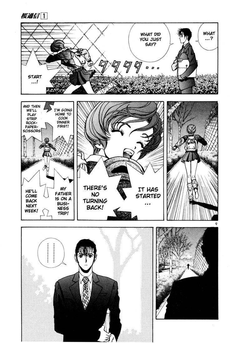 Sakura Tsuushin Chapter 6 page 9 - Chapter 6: Homeless couple