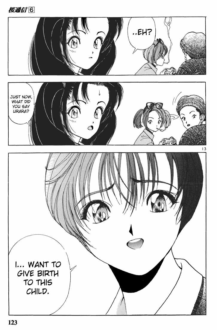 Sakura Tsuushin Chapter 62 page 13 - Chapter 62: Give birth? Abort?