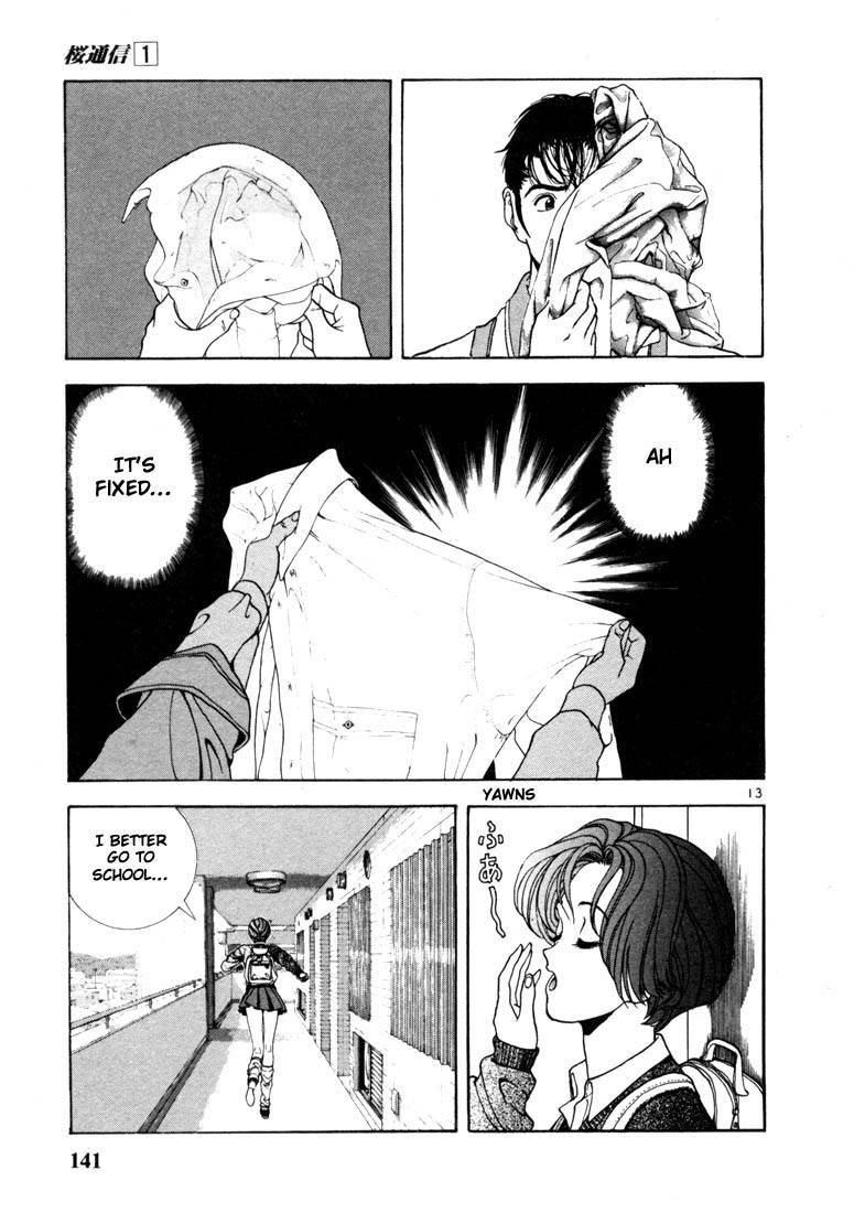 Sakura Tsuushin Chapter 7 page 13 - Chapter 7: Sadness