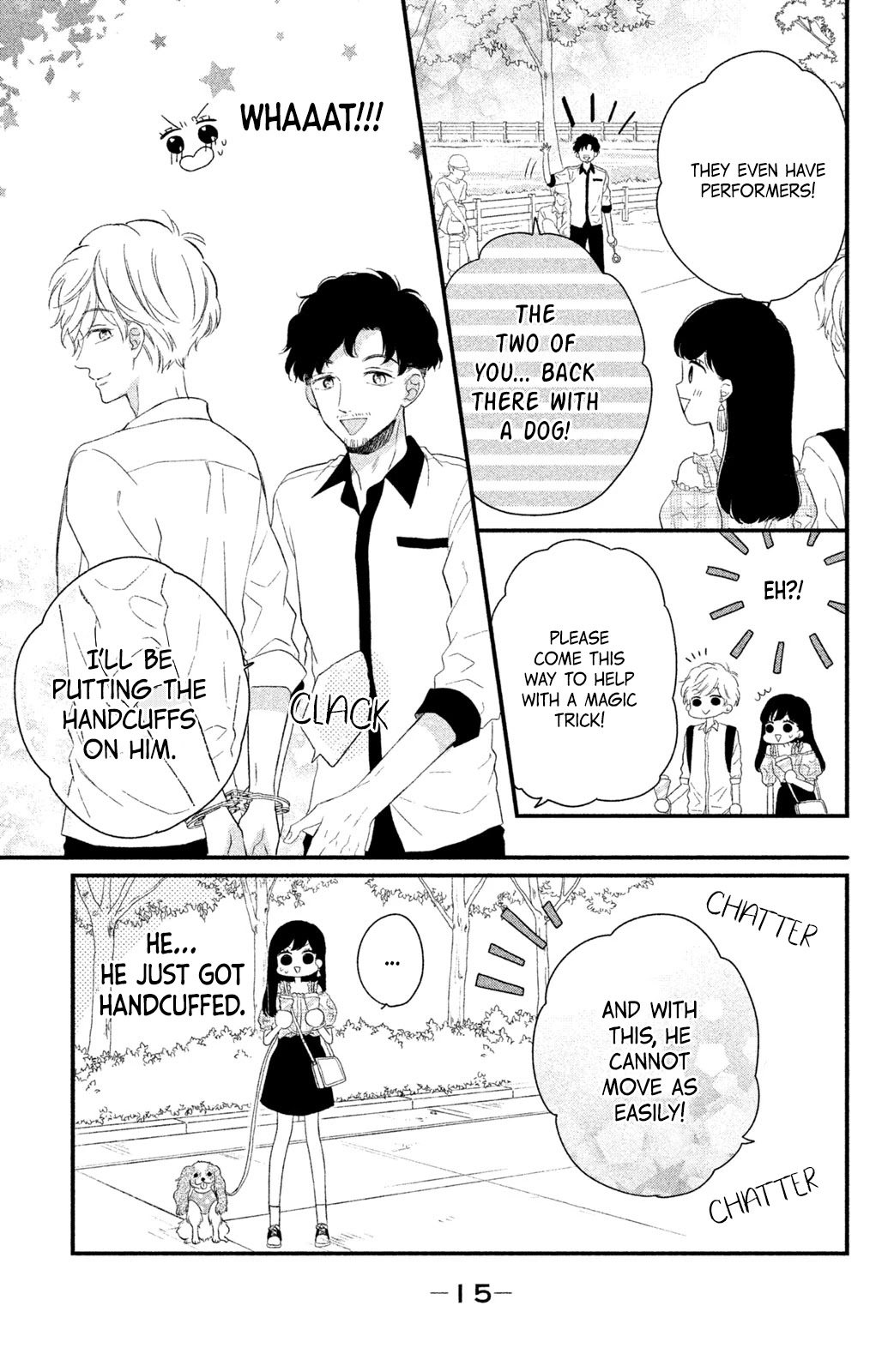 Sakuraba-san wa Tomaranai! Chapter 5 page 15 - Chapter 5: Mei-chan Wants to Take Care of Him!