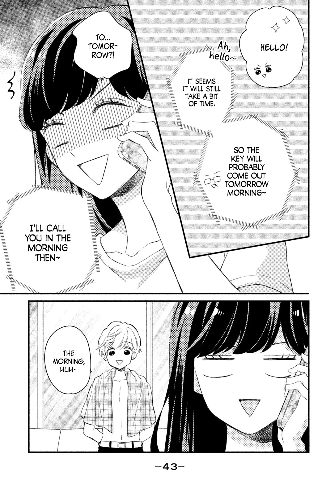 Sakuraba-san wa Tomaranai! Chapter 5 page 43 - Chapter 5: Mei-chan Wants to Take Care of Him!