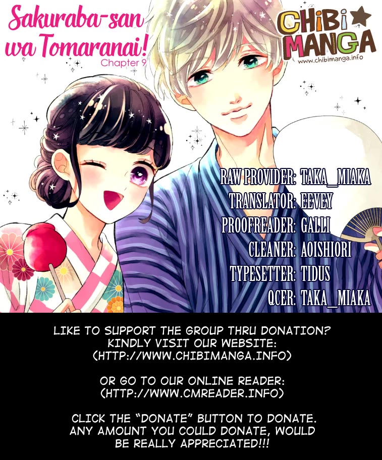 Sakuraba-san wa Tomaranai! Chapter 9 page 1 - Chapter 9
