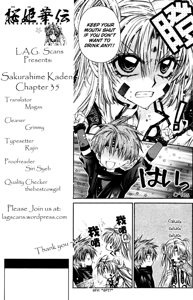 Sakurahime Kaden Chapter 35 page 6 - Chapter 35: Friendship and Naivete