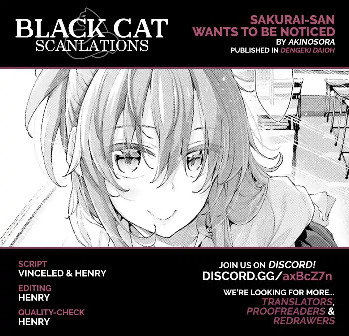 Sakurai-san Wants To Be Noticed Chapter 1 page 2 - Chapter 1: I Can't Notice