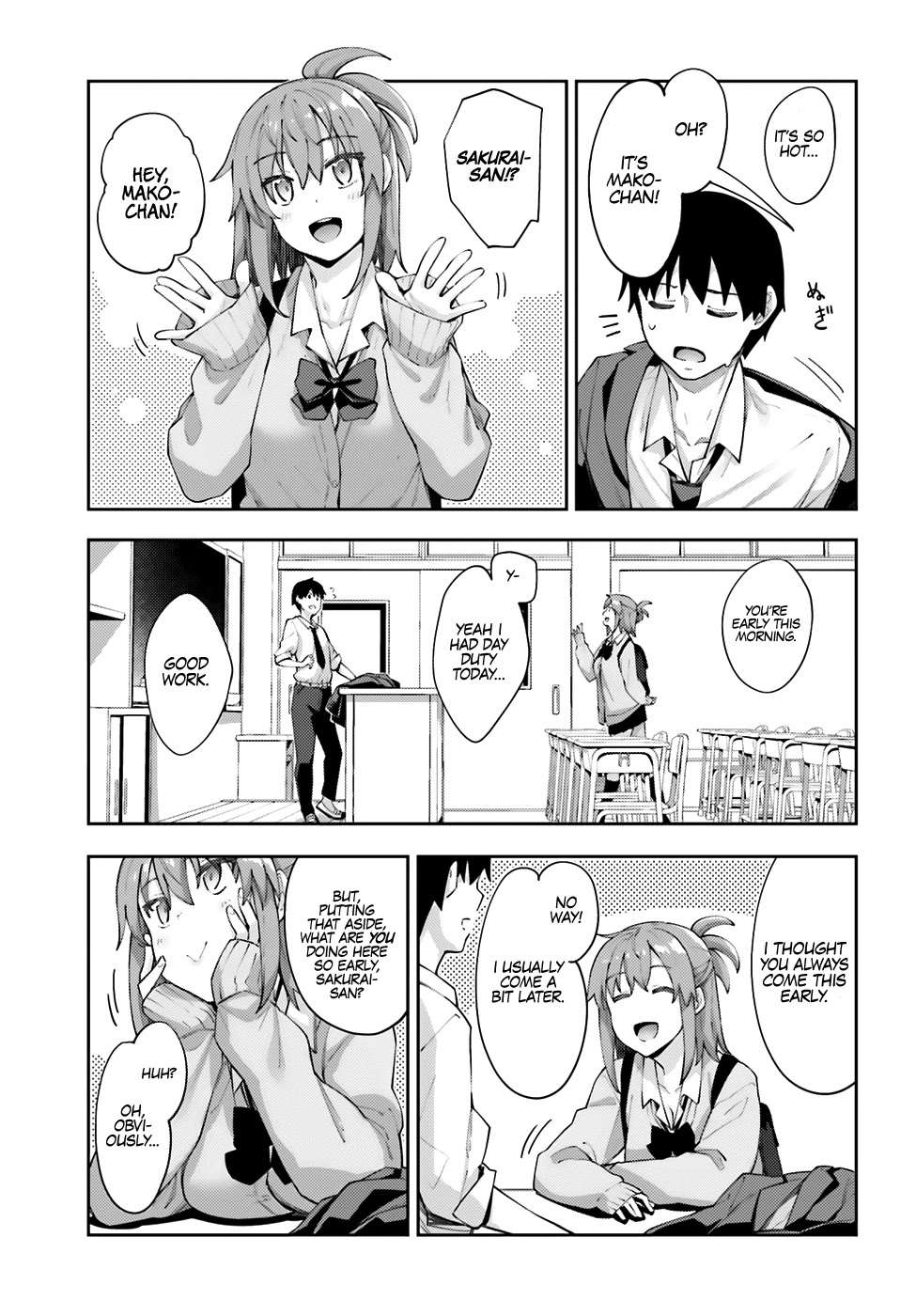 Sakurai-san Wants To Be Noticed Chapter 10 page 4 - Chapter 10: I Can Change Uniforms