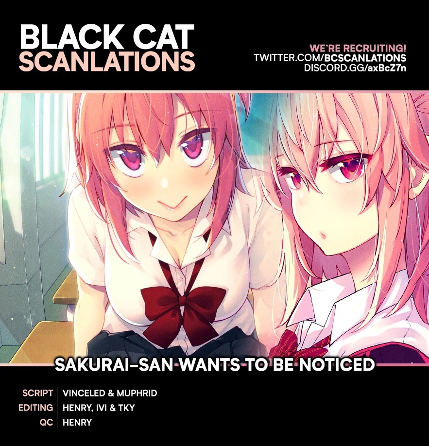 Sakurai-san Wants To Be Noticed Chapter 14 page 1 - Chapter 14: I Can Change Seats