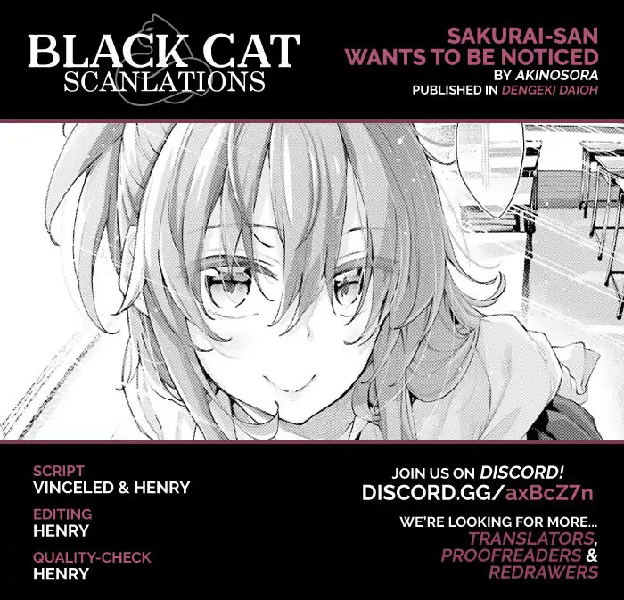 Sakurai-san Wants To Be Noticed Chapter 2 page 2 - Chapter 2: I Can't Answer