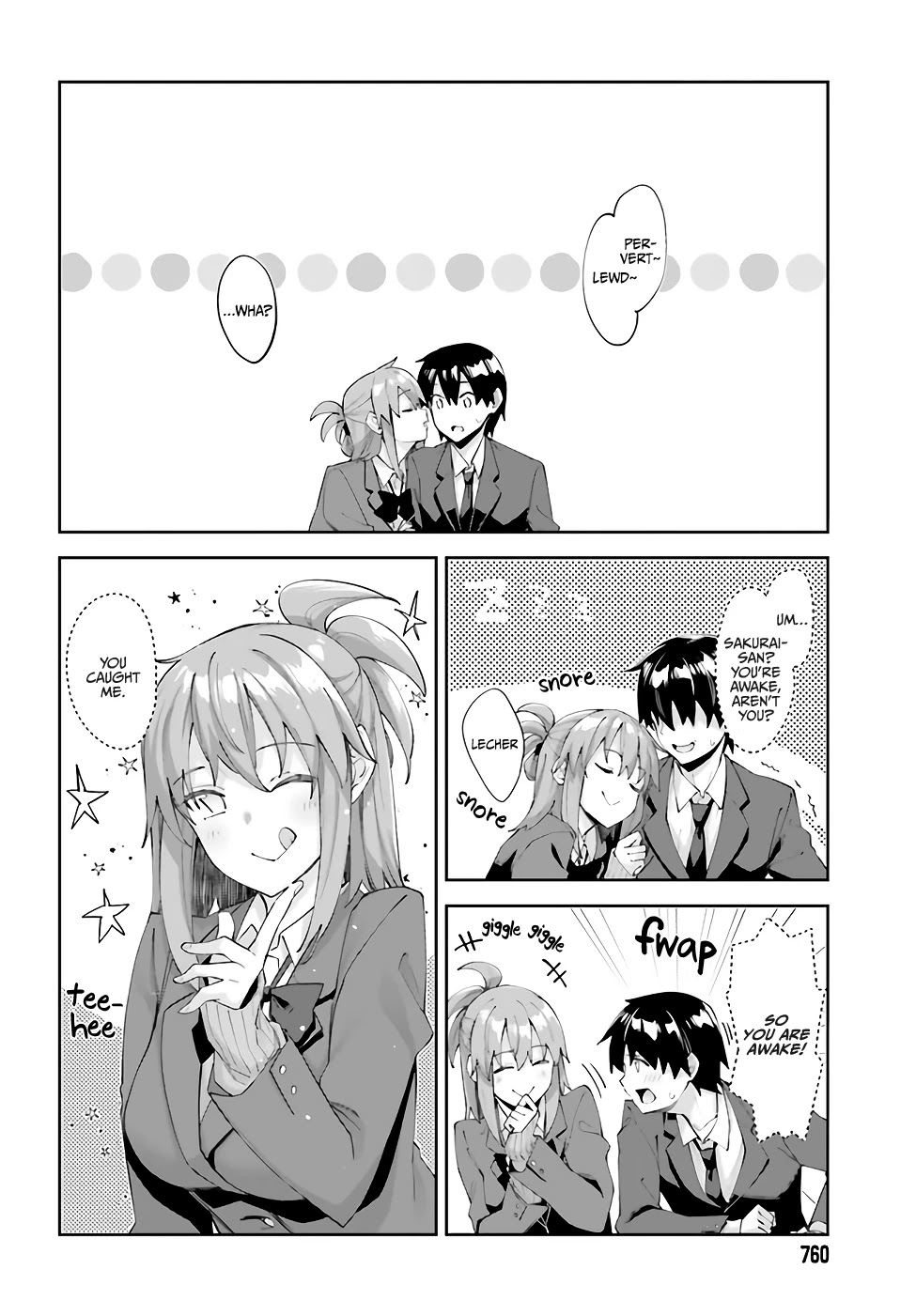 Sakurai-san Wants To Be Noticed Chapter 21 page 13 - Chapter 21: I can't wake her up