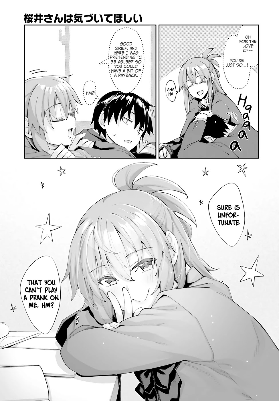 Sakurai-san Wants To Be Noticed Chapter 21 page 14 - Chapter 21: I can't wake her up