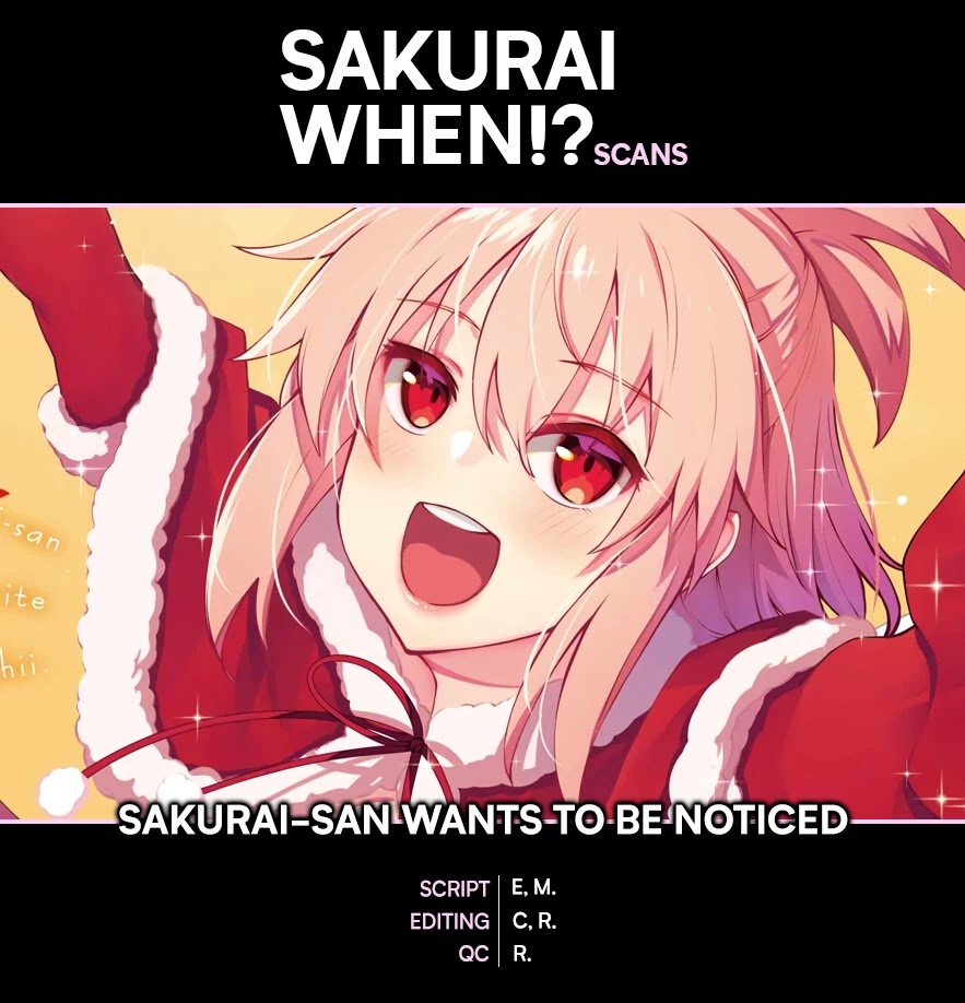 Sakurai-san Wants To Be Noticed Chapter 25 page 1 - Chapter 25: I'll Notice