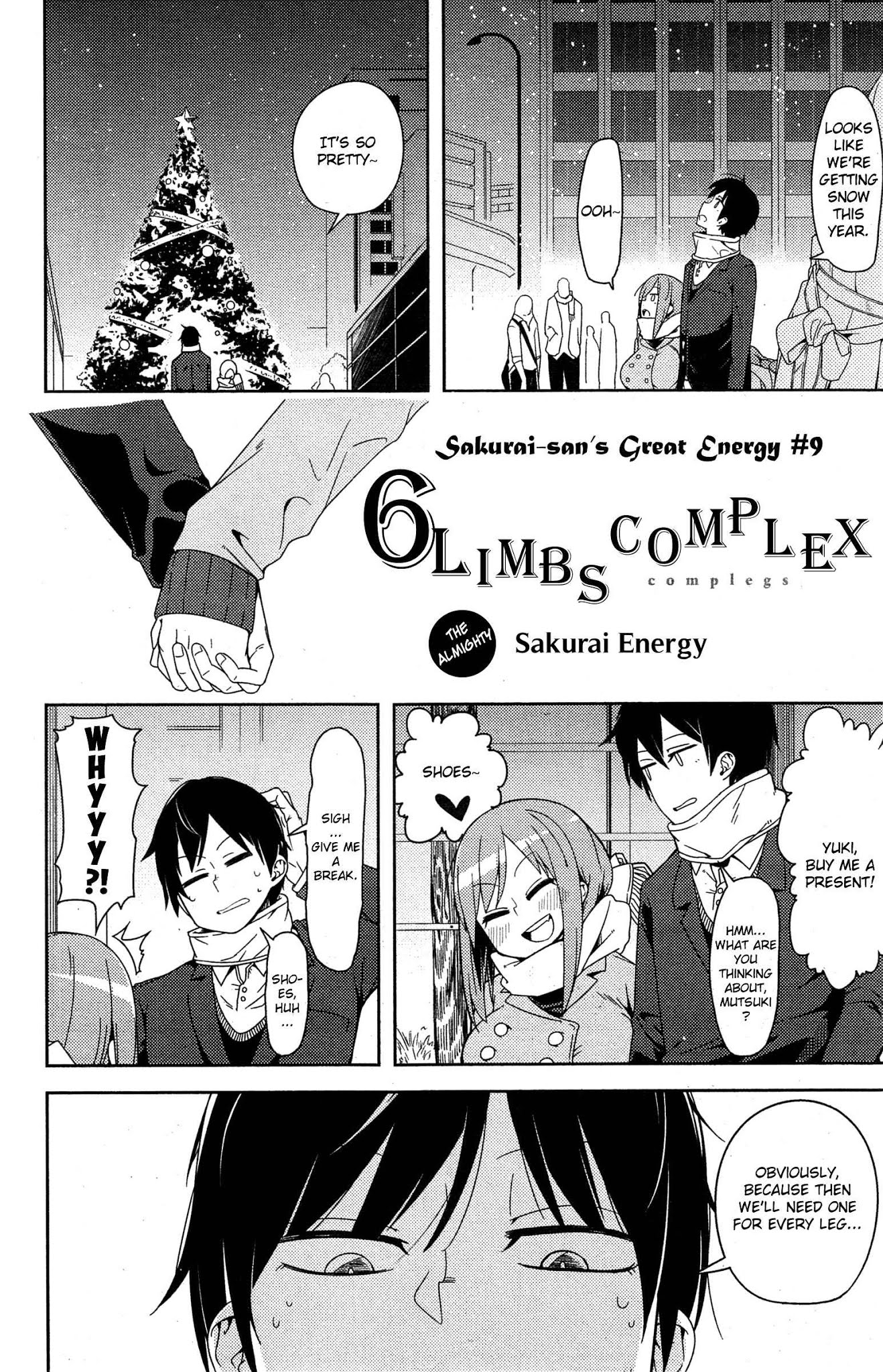 Sakurai-san's Great Energy Chapter 9 page 1 - Chapter 9: 6 Limbs Complex