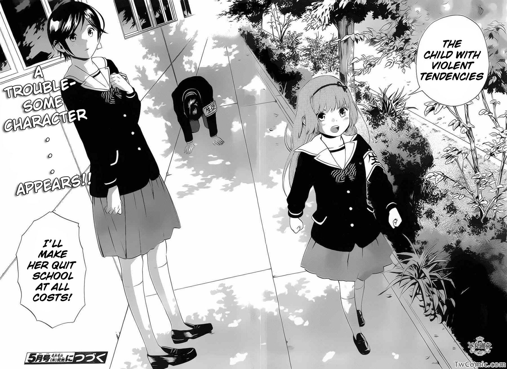 Sakurasaku Shoukougun Chapter 2 page 44 - Chapter 2 : A typhoon brought to school